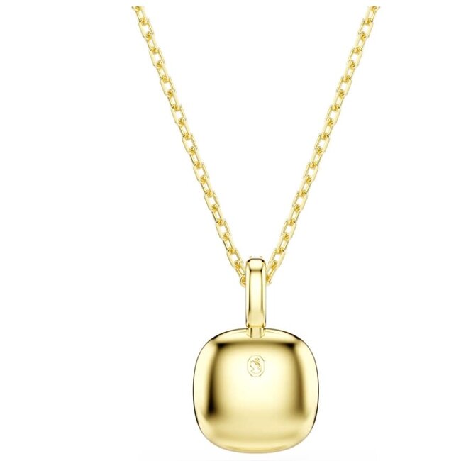 Swarovski Swarovski Collier 5764761 Una Goudkleurig Cushion Vorm Kristal
