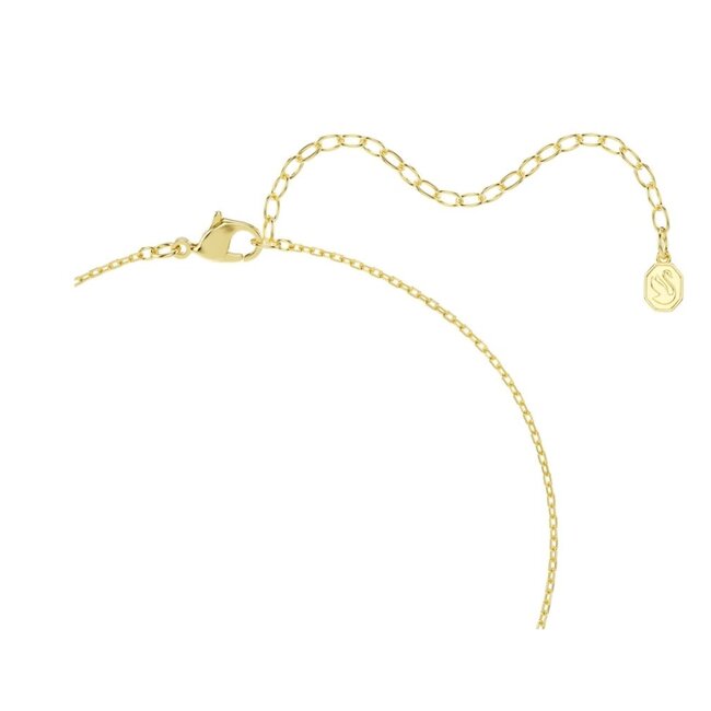 Swarovski Swarovski Collier 5764761 Una Goudkleurig Cushion Vorm Kristal