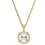 Swarovski Swarovski Collier 5764761 Una Goudkleurig Cushion Vorm Kristal
