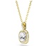 Swarovski Swarovski Collier 5764761 Una Goudkleurig Cushion Vorm Kristal