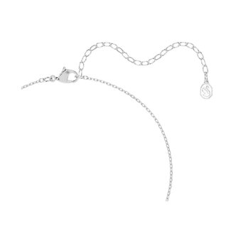 Swarovski Swarovski SET Oorbellen en Collier 5754343 Una Zilverkleurig Cushion Vorm Kristal