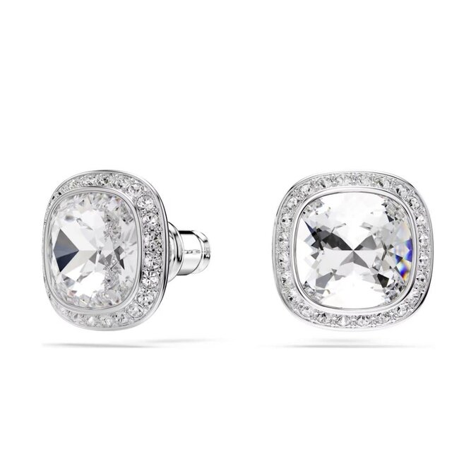 Swarovski Swarovski SET Oorbellen en Collier 5754343 Una Zilverkleurig Cushion Vorm Kristal
