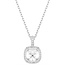 Swarovski Swarovski SET Oorbellen en Collier 5754343 Una Zilverkleurig Cushion Vorm Kristal