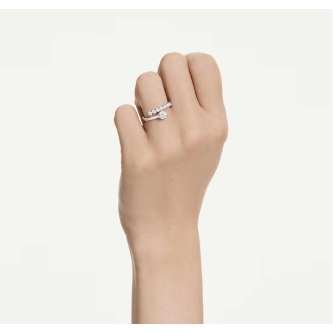 Swarovski Swarovski Ring 5753576/58 Matrix Zilverkleurig met Kristallen Maat 58