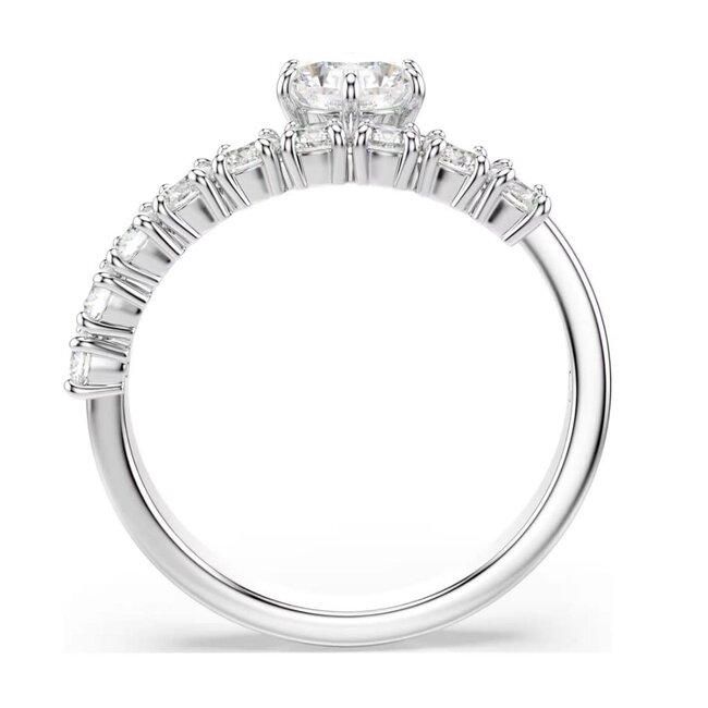 Swarovski Swarovski Ring 5753576/58 Matrix Zilverkleurig met Kristallen Maat 58