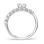 Swarovski Swarovski Ring 5753576/58 Matrix Zilverkleurig met Kristallen Maat 58