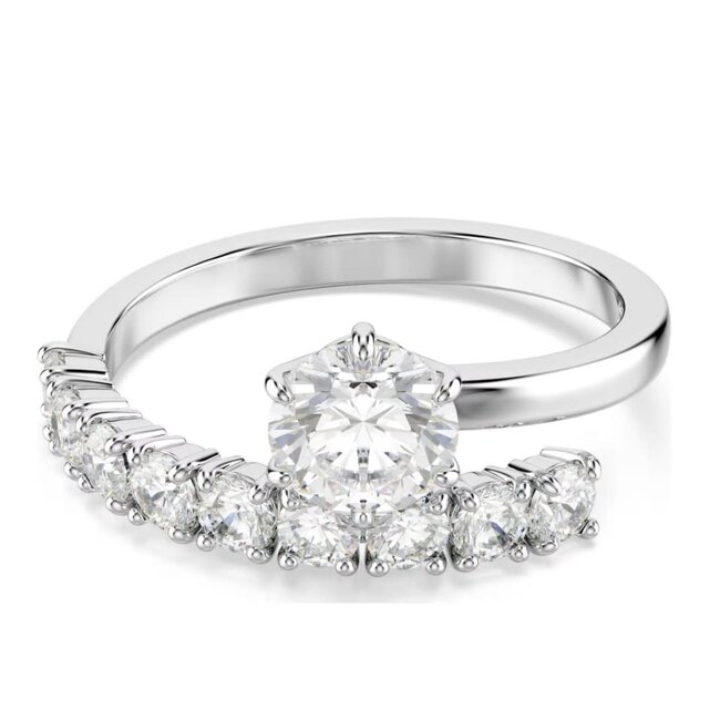 Swarovski Swarovski Ring 5753576/58 Matrix Zilverkleurig met Kristallen Maat 58