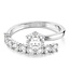 Swarovski Swarovski Ring 5753576/58 Matrix Zilverkleurig met Kristallen Maat 58