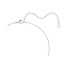 Swarovski Swarovski Collier 5754340 Una Zilverkleurig Cushion Vorm Kristal