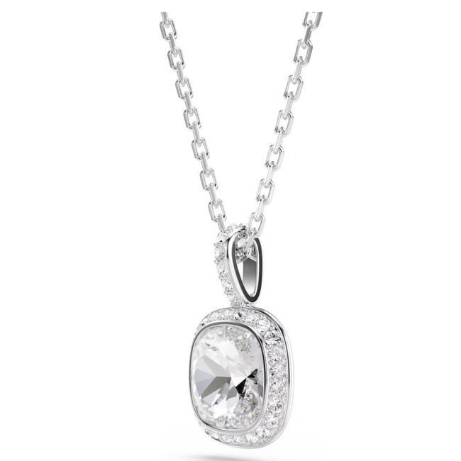 Swarovski Swarovski Collier 5754340 Una Zilverkleurig Cushion Vorm Kristal
