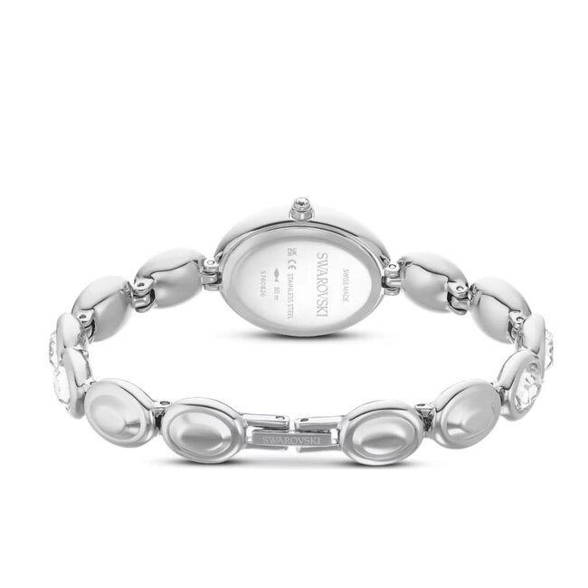 Swarovski Swarovski Horloge 5740826 Imber Ovaal Swiss Made Roestvrij Staal met 8 Kristallen 25x21mm