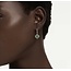 Swarovski Swarovski Oorbellen 5758001 Una Zilverkleurig Klaver met Groene Kristal