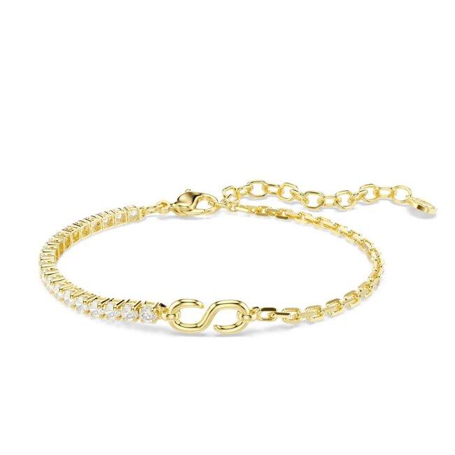 Swarovski Swarovski Armband 5753925 Matrix  Goudkleurig S-vorm met Kristallen