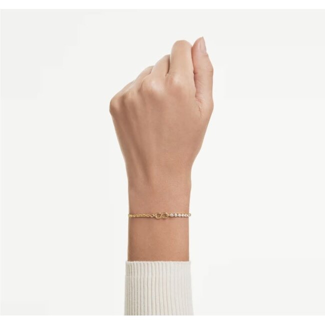 Swarovski Swarovski Armband 5753925 Matrix  Goudkleurig S-vorm met Kristallen