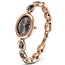 Swarovski Swarovski Horloge 5754814 Imber Ovaal Swiss Made Rosekleurig Staal met Zwarte Wijzerplaat met Zwarte Kristal 25x21mm