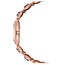 Swarovski Swarovski Horloge 5754814 Imber Ovaal Swiss Made Rosekleurig Staal met Zwarte Wijzerplaat met Zwarte Kristal 25x21mm