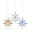 Swarovski Swarovski Ornament 5734798 35jarig Jubileum Kerstornament 2026 3 Stuks met Wit Lint