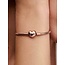 Pandora Pandora Armband 583050C00-21 Zilver met 14k Rosegouden Plating met Hart Sluiting Maat 21