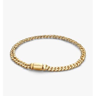 Pandora Pandora Armband 564367C00-18 Zilver met 14k Geelgouden Plating Maat 18