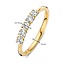 Excellent Jewelry Excellent Ring RG118203-54 14k Geelgoud met 0.50crt HSI Diamant Maat 54