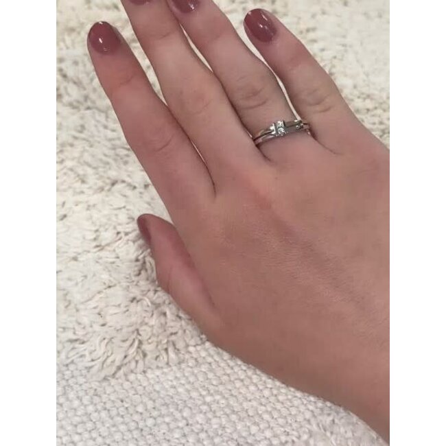 Excellent Jewelry Excellent Ring RG415757-56 14k Bi-color Goud met 0.10crt HSI Diamant Maat 56
