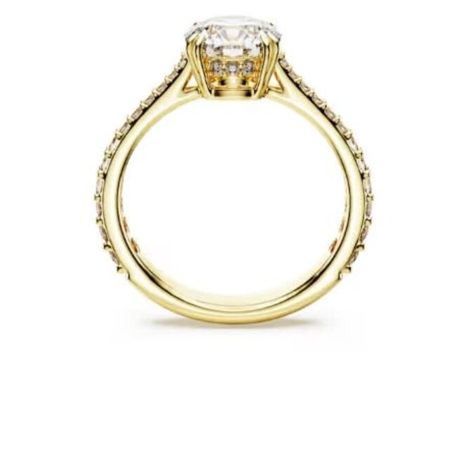 Swarovski Swarovski Ring 5642617 Stilla Goudkleurig met Kristal Maat 52