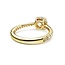 Swarovski Swarovski Ring 5642617 Stilla Goudkleurig met Kristal Maat 52