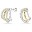Swarovski Swarovski Oorbellen 5689718 Hyperbola Bi-color met Kristallen 18x13mm