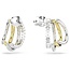 Swarovski Swarovski Oorbellen 5689718 Hyperbola Bi-color met Kristallen 18x13mm