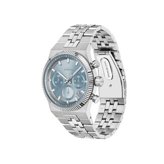 BOSS Boss Horloge HB1514306 Candor Prime Staal met Blauwe Wijzerplaat 41mm