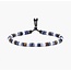 Pig & Hen Pig & Hen Armband P48-266714-L Brontide Adjustable 4mm Zwart 20-21cm
