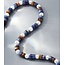 Pig & Hen Pig & Hen Armband P48-266714-L Brontide Adjustable 4mm Zwart 20-21cm