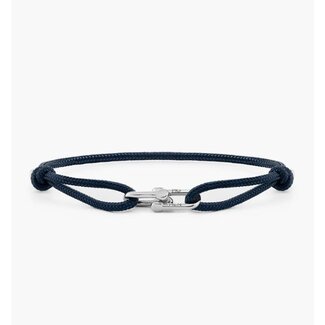 Pig & Hen Pig & Hen Armband P53-163000-L Daunting Dean Staal Navy Maat L 20-21cm