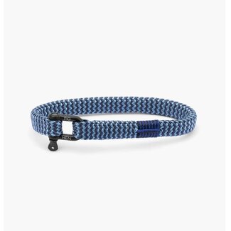 Pig & Hen Pig & Hen Armband P19-2641822-ML Vicious Vik Staal Blauw Maat M/L 19cm
