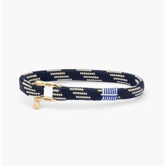 Pig & Hen Pig & Hen Armband P19-363324-M/L Vicious Vik Navy-Lemon Maat M/L 19cm