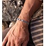 Pig & Hen Pig & Hen Armband P56-163000-M/L Catena Venetian Staal 7mm Navy Maat M/L 19cm