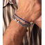 Pig & Hen Pig & Hen Armband P56-163000-M/L Catena Venetian Staal 7mm Navy Maat M/L 19cm