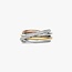 Ti Sento Milano Ti Sento Ring 12318ZT/54 Zilver Tri-color met Zirkonia Maat 54
