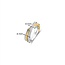 Ti Sento Milano Ti Sento Ring 12346ZY/54 Zilver Gold Plated Zirkonia met Geel Verguld Maat 54