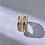Ti Sento Milano Ti Sento Ring 12396ZY/54 Zilver Bi-color met Zirkonia Maat 54