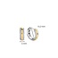 Ti Sento Milano 7786ZY Oorbellen zilver/Goud verguld met Zirkonia