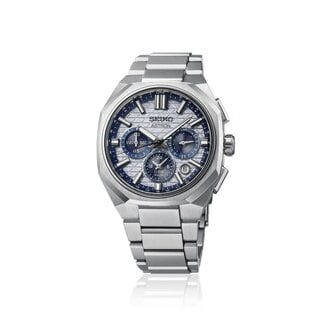 Seiko Seiko Horloge HAB004J1 Astron GPS Titanium Solar Dual Time Saffierglas 100m Waterdicht Limited Edition 43mm