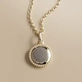 Touche Jewels Touche Hanger Touas-11 14k Geelgoud Rond met Bolletjes As 10mm