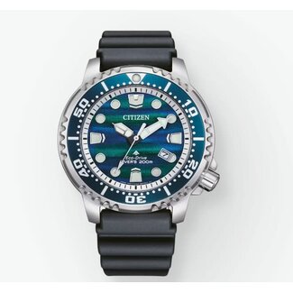 Citizen Citizen Horloge BN0167-09W Promaster Blue Ocean Staal Eco-drive 200m Waterdicht Blauw 44mm