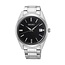 Seiko Seiko Horloge SUR311P1 Staal Quartz 100M Waterdicht met Zwarte Wijzerplaat en Saffier Glas 100M Waterdicht 40mm