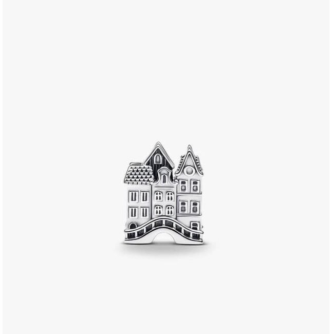 Pandora Pandora Bedel 794934C01 Zilver Kleurrijke Huisjes
