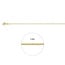 Blinckers Jewellery Huiscollectie BJ Collier 40.17136 14k Geelgoud Anker Plat 1.0mm 38cm