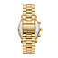 Michael Kors Michael Kors Horloge MK4982 Lexington Staal met Geelgouden Plating Quartz 100m Waterdicht met Zirkonia 33mm
