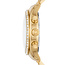 Michael Kors Michael Kors Horloge MK4982 Lexington Staal met Geelgouden Plating Quartz 100m Waterdicht met Zirkonia 33mm