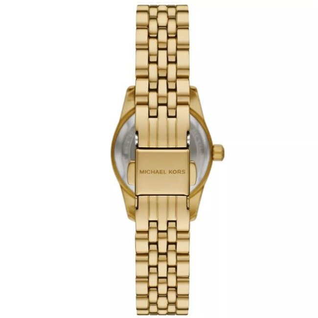 Michael Kors Micheal Kors Horloge MK4741 Petit Lexington Staal met Geelgouden Plating Quartz 26mm